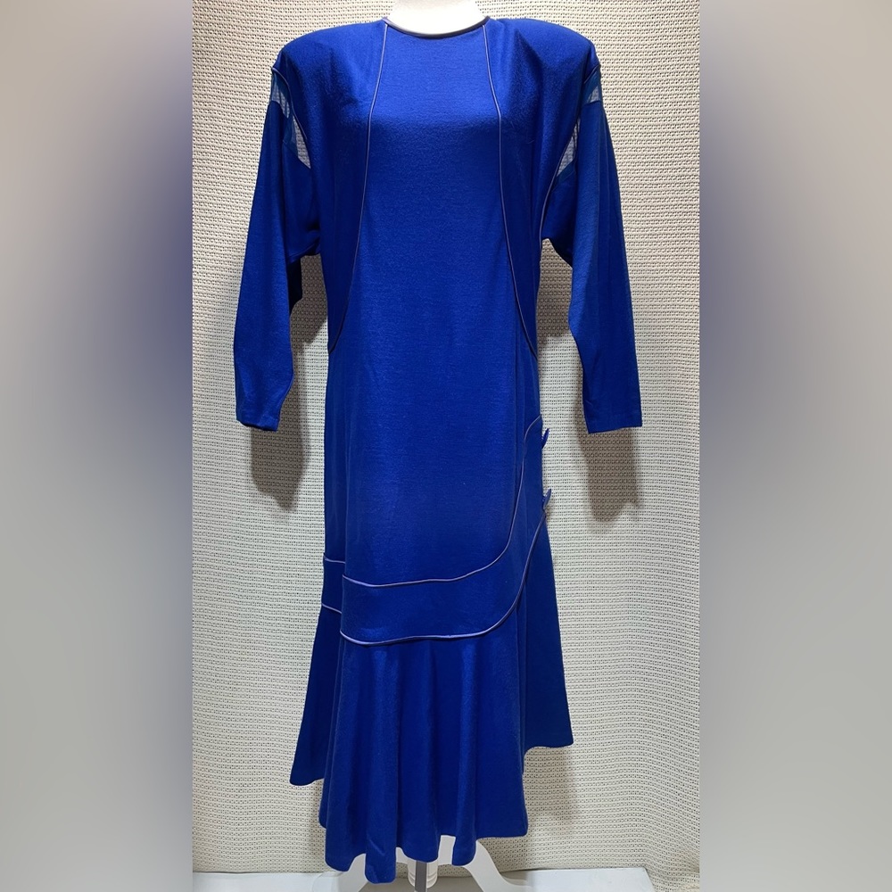 Bassonelli NY Blue Long Sleeve Dress